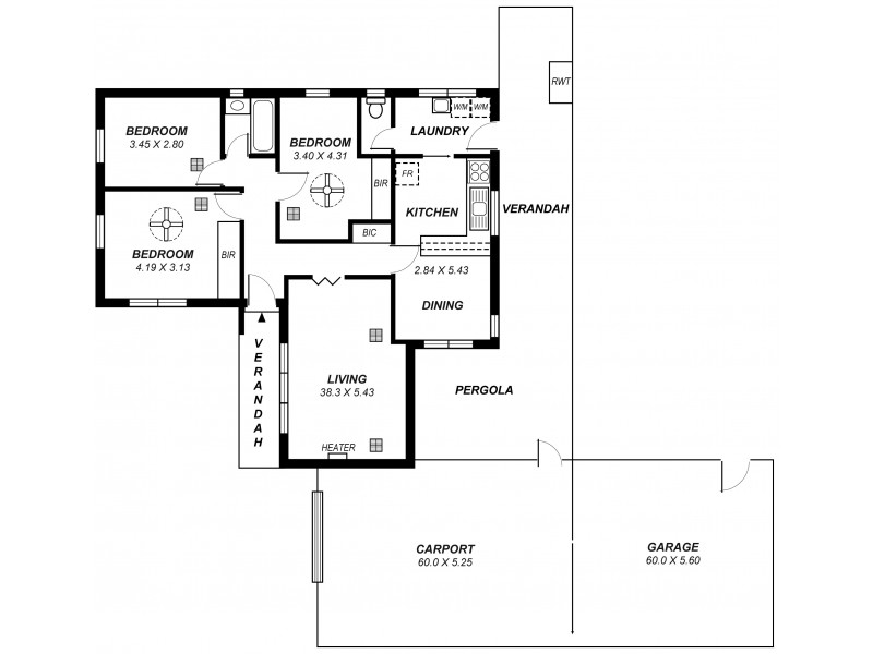 50 Hamblynn Road, Elizabeth Downs SA 5113 Floorplan