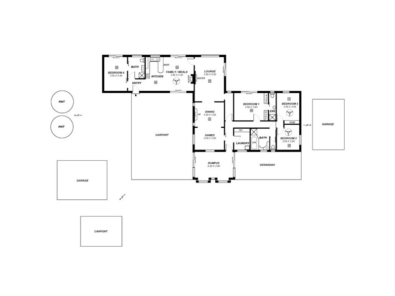 162 Churchett Road, Houghton SA 5131 Floorplan