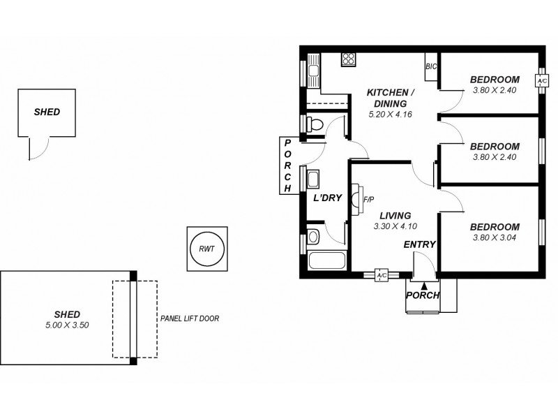 50 Mofflin Road, Elizabeth Grove SA 5112 Floorplan