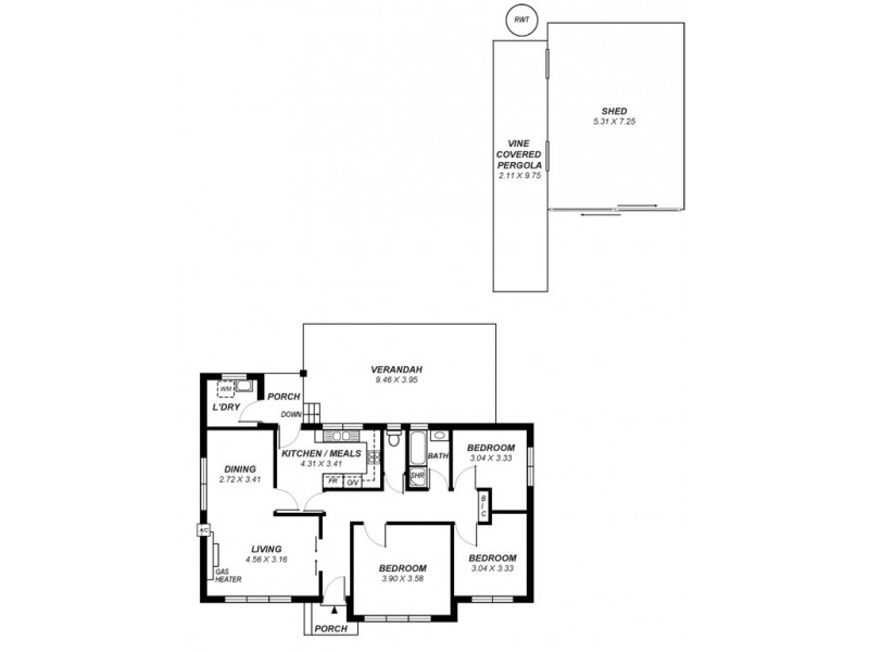 7 Spencer Street, Campbelltown SA 5074 Floorplan