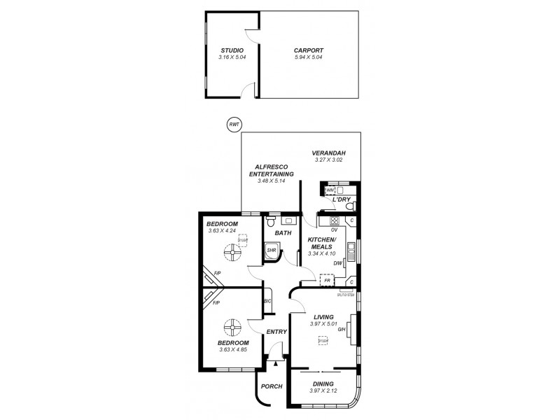 14 Walkerville Terrace, Gilberton SA 5081 Floorplan