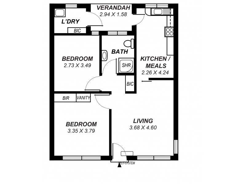 2/24 Cudmore Avenue, Toorak Gardens SA 5065 Floorplan
