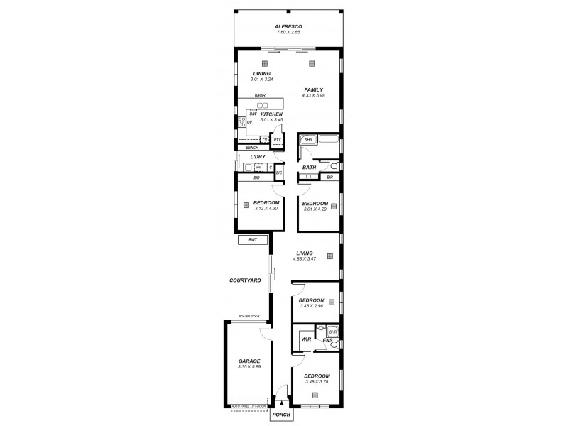 4 (A) Moorhouse Avenue, Myrtle Bank SA 5064 Floorplan