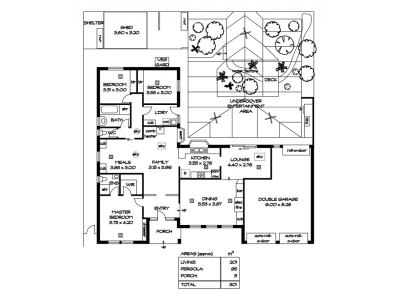 3 Woodley Road, Fulham Gardens SA 5024 Floorplan