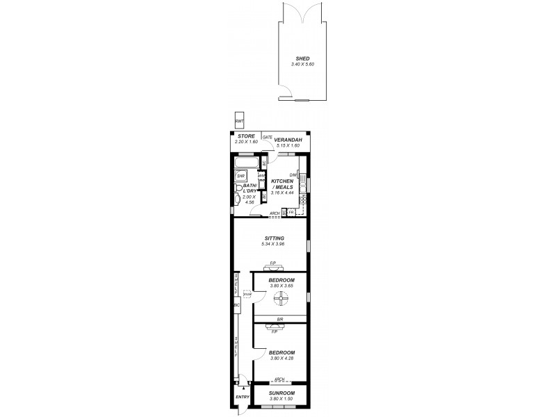 22 Sixth Avenue, St Peters SA 5069 Floorplan