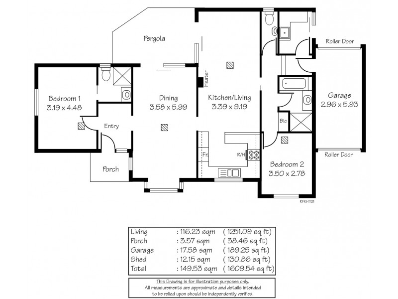2/18 Allendale Grove, Stonyfell SA 5066 Floorplan