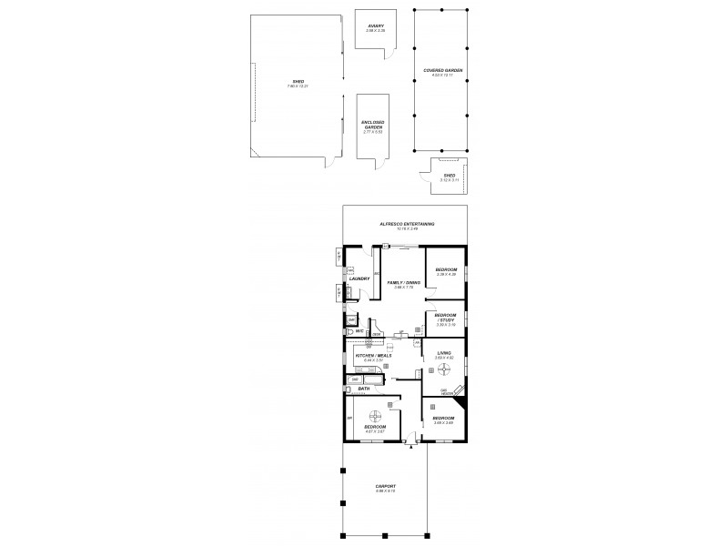 43 L’Estrange Street, Glenside SA 5065 Floorplan
