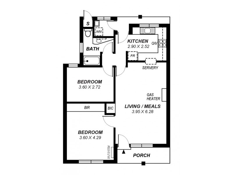 2/16 Craddock Street, Broadview SA 5083 Floorplan