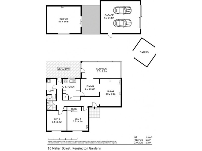 10 Mahar Street, Kensington Gardens SA 5068 Floorplan