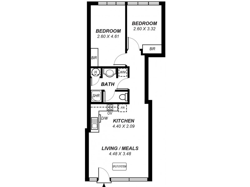 114/9 Paxtons Walk, Adelaide SA 5000 Floorplan