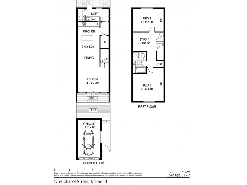 1/54 Chapel Street, Norwood SA 5067 Floorplan