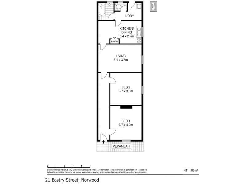 21 Eastry Street, Norwood SA 5067 Floorplan