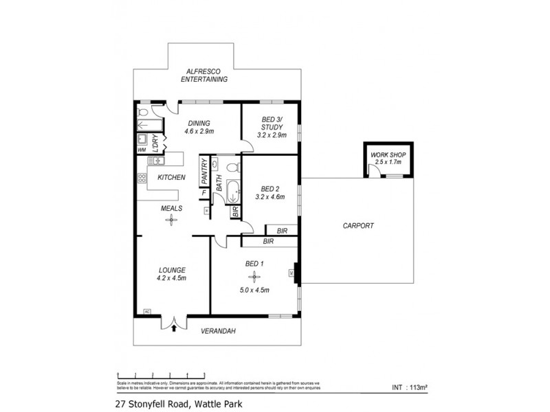 27 Stonyfell Road, Wattle Park SA 5066 Floorplan