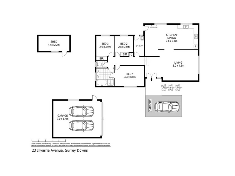 23 Illyarrie Avenue, Surrey Downs SA 5126 Floorplan