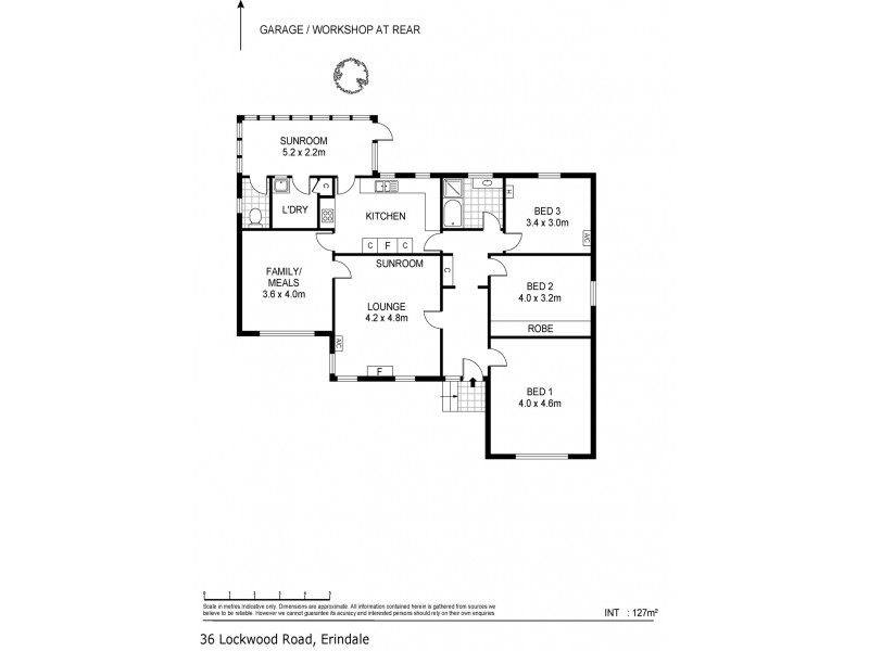 36 Lockwood Road, Erindale SA 5066 Floorplan