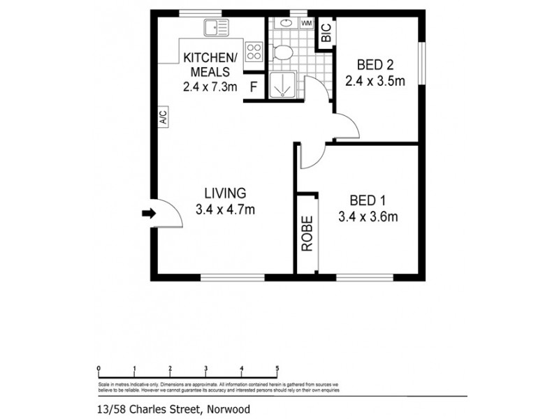 13/58 Charles Street, Norwood SA 5067 Floorplan