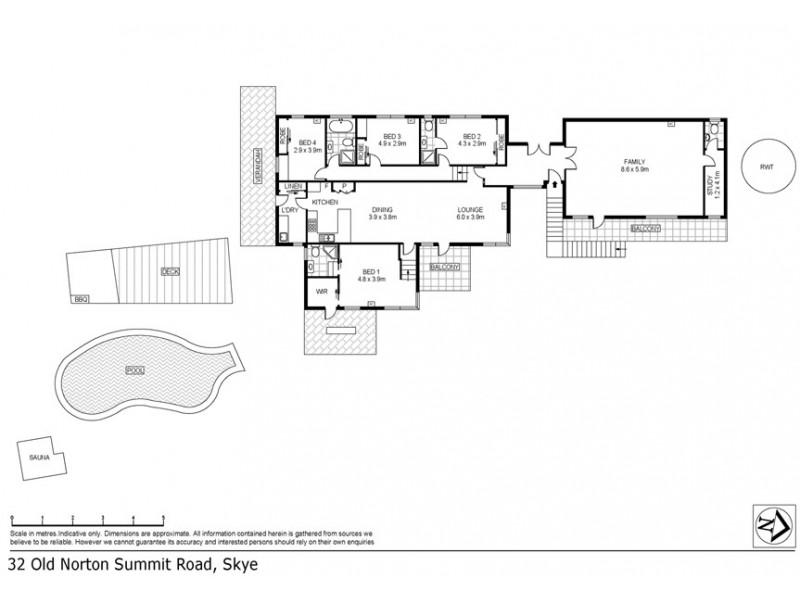 32 Old Norton Summit Road, Skye SA 5072 Floorplan