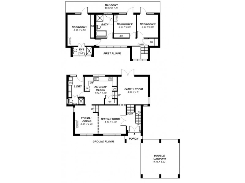 14 Waratah Way, Stonyfell SA 5066 Floorplan