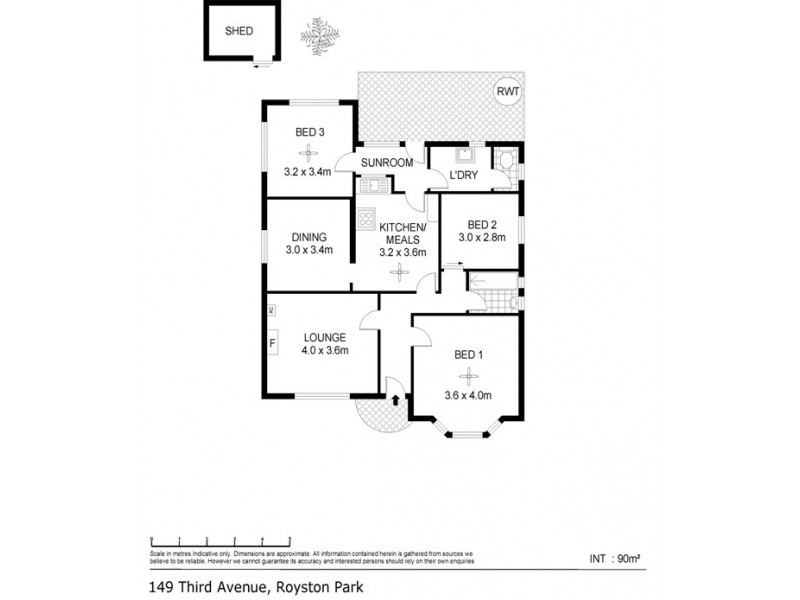 149 Third Avenue, Royston Park SA 5070 Floorplan