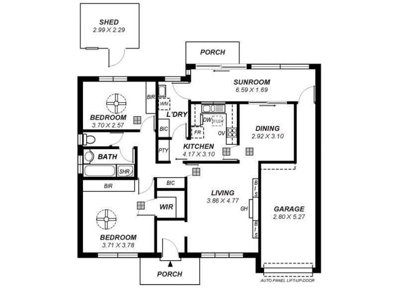 1/1 Guilford Street, Kensington Park SA 5068 Floorplan