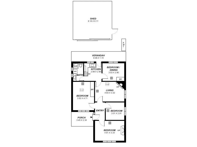 23 Avenue Road, Frewville SA 5063 Floorplan