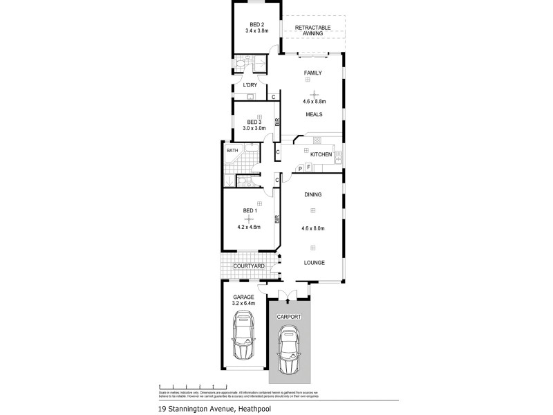 19 Stannington Avenue, Heathpool SA 5068 Floorplan