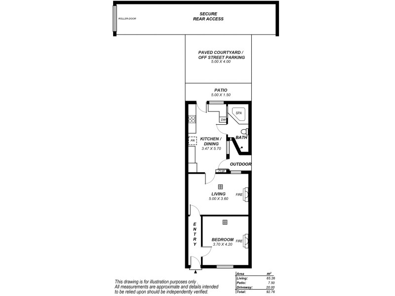 17A Gray Street, Adelaide SA 5000 Floorplan