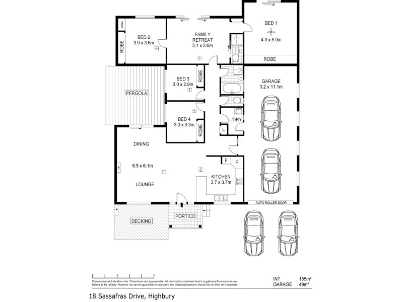 18 Sassafras Drive, Highbury SA 5089 Floorplan