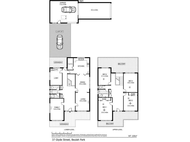 37 Glyde Street, Beulah Park SA 5067 Floorplan