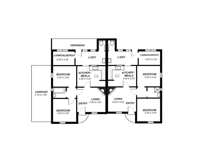34 & 36 Railway Terrace, Kilburn SA 5084 Floorplan