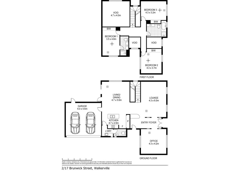 2/17 Brunswick Street, Walkerville SA 5081 Floorplan