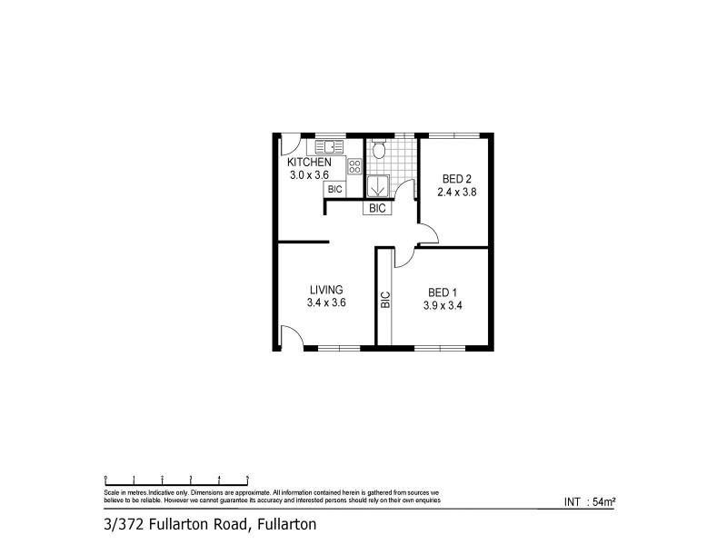 3/372 Fullarton Road, Fullarton SA 5063 Floorplan