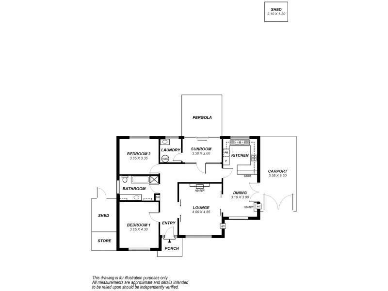 3 Wattle Court, Rosslyn Park SA 5072 Floorplan