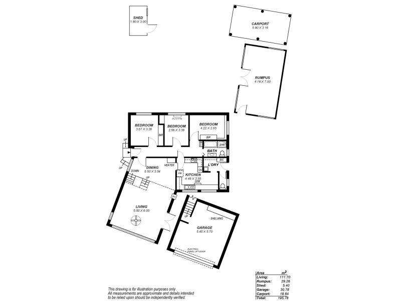 56 Katoomba Road, Beaumont SA 5066 Floorplan