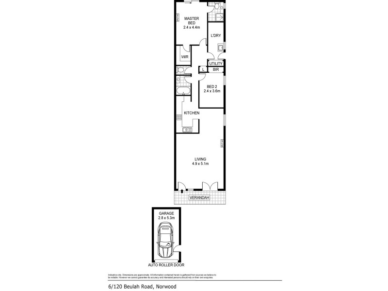 6/120 Beulah Road, Norwood SA 5067 Floorplan