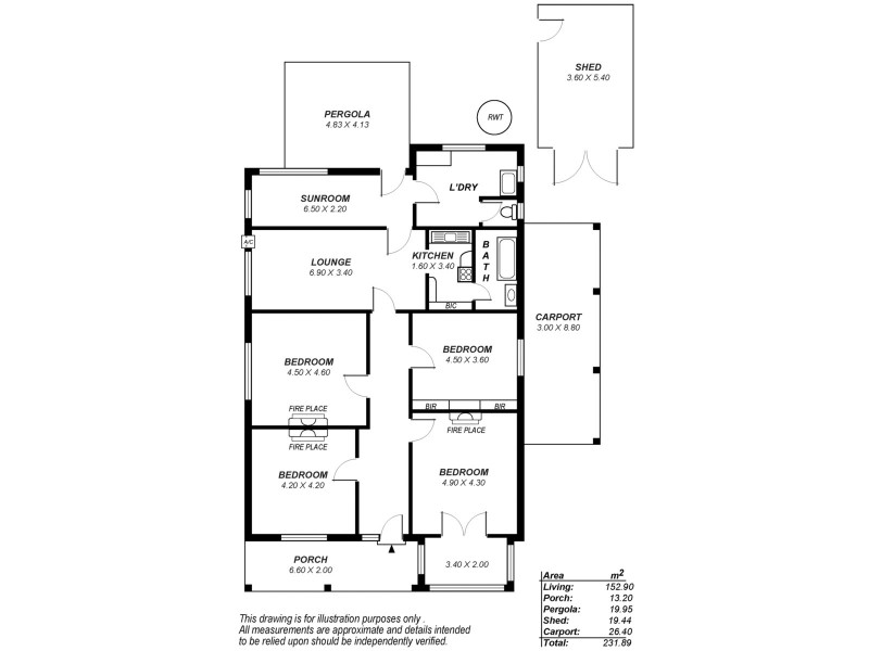 21 Third Avenue, Forestville SA 5035 Floorplan
