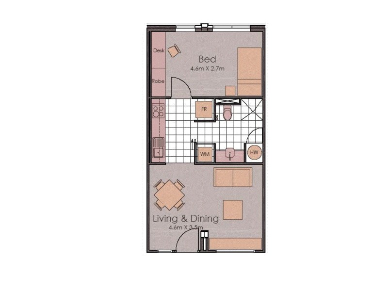 407/9 Paxtons Walk, Adelaide SA 5000 Floorplan