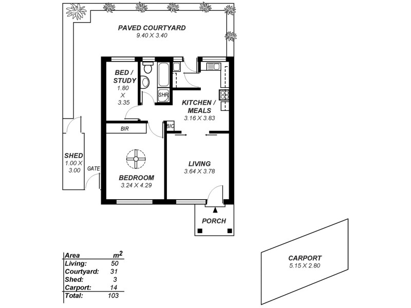7/45 Wattle Street, Fullarton SA 5063 Floorplan
