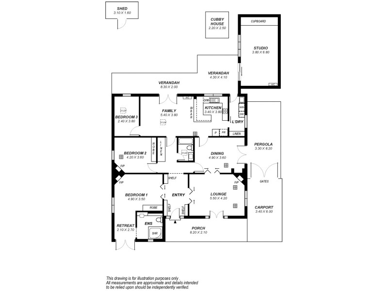 6 Llandower Avenue, Evandale SA 5069 Floorplan