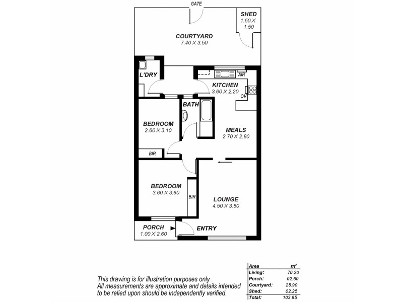 3/62 Dudley Avenue, Daw Park SA 5041 Floorplan