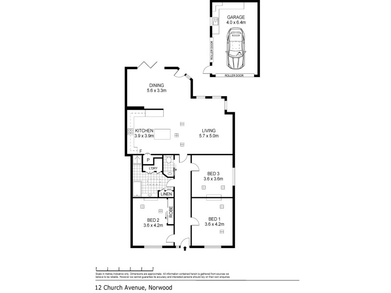 12 Church Avenue, Norwood SA 5067 Floorplan