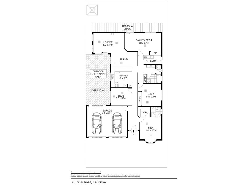 45 Briar Road, Felixstow SA 5070 Floorplan