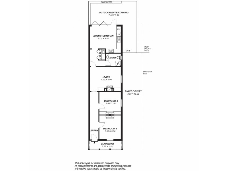 34 Glyde Street, Beulah Park SA 5067 Floorplan