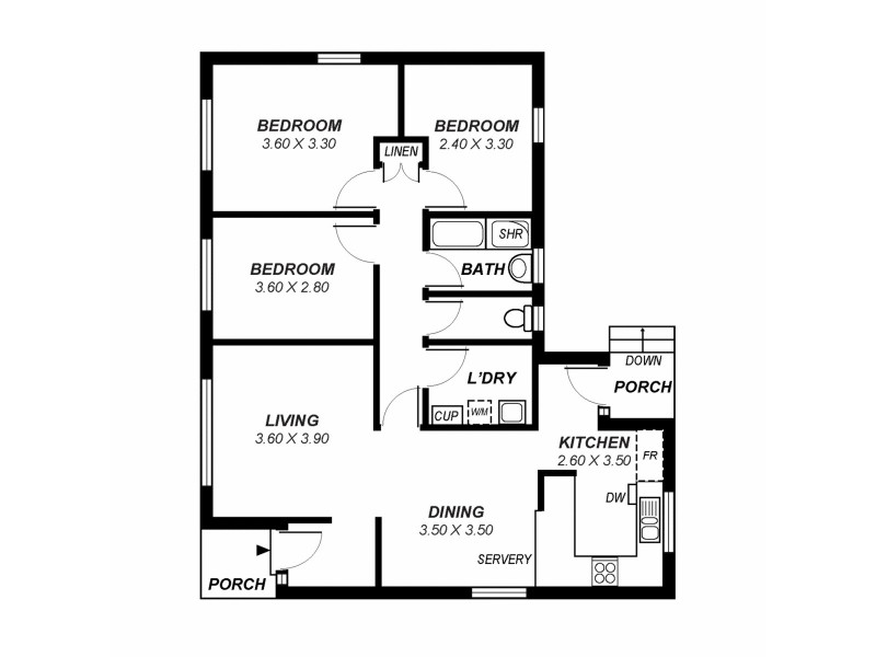 21 Vilna Crescent, Hackham West SA 5163 Floorplan