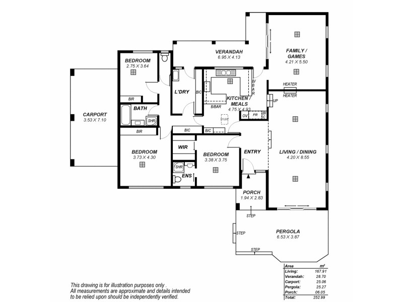 6 Kurralta Drive, Burnside SA 5066 Floorplan