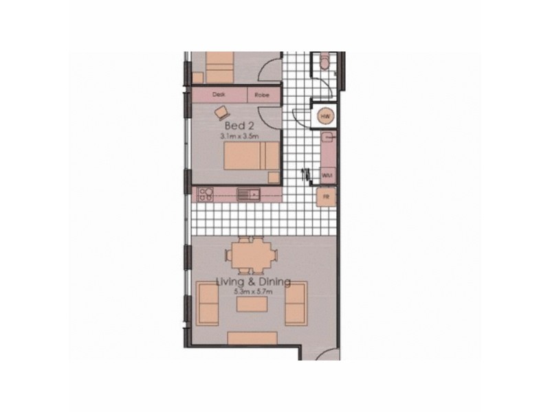 301/281-286 North Terrace, Adelaide SA 5000 Floorplan