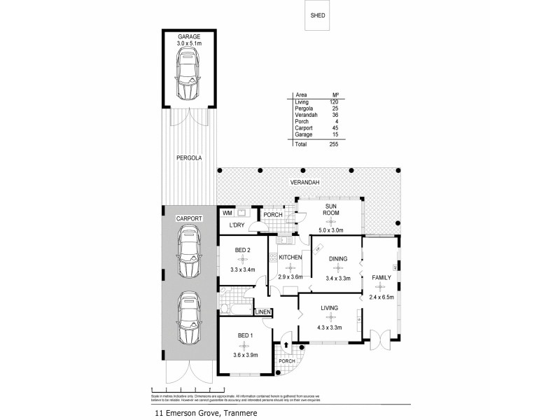 11 Emerson Grove, Tranmere SA 5073 Floorplan