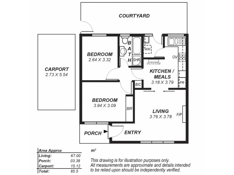 3/16 Watson Street, Fullarton SA 5063 Floorplan