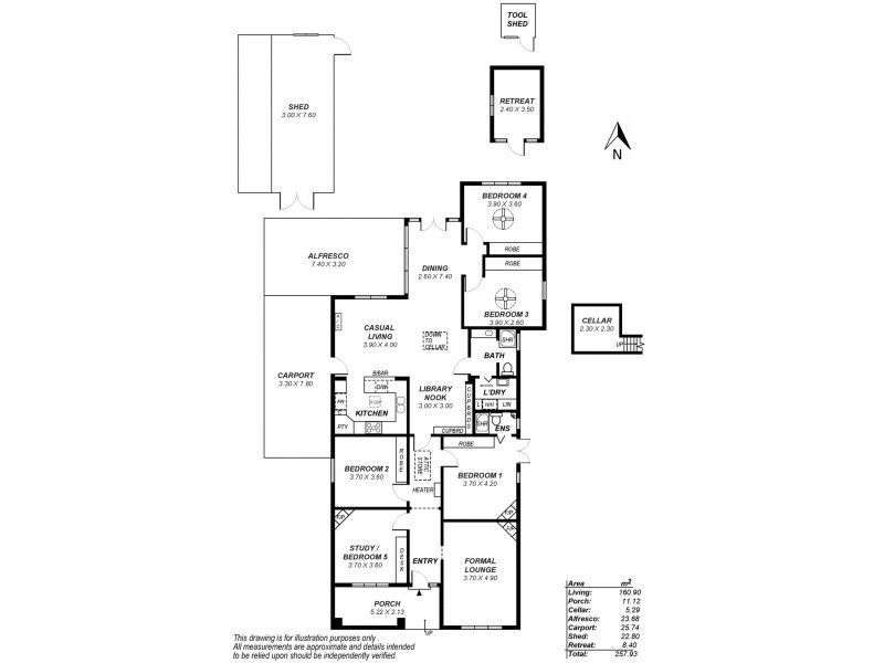 16 Meredyth Avenue, Millswood SA 5034 Floorplan
