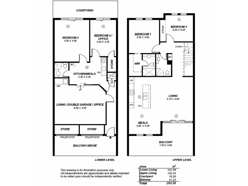 1/60 Chapel Street, Norwood SA 5067 Floorplan